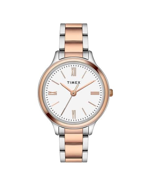 Timex Women Analogue Watch with Metal Strap-TWTL121SMU03