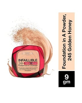 l'oreal paris Infallible 24H Fresh Wear Foundation In A Powder - 245 Golden Honey-picture-19