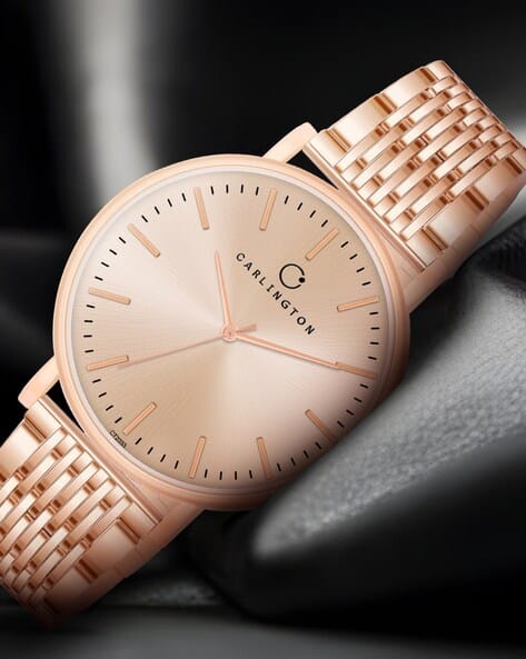 Buy Rose gold Watches for Women by Carlington Online