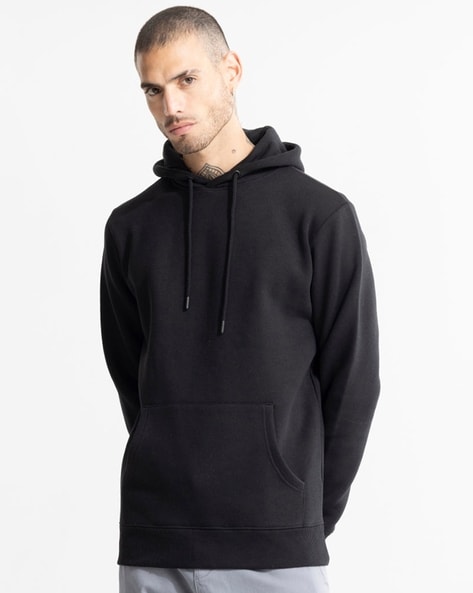 Regular Fit Hoodie with Kangaroo Pocket