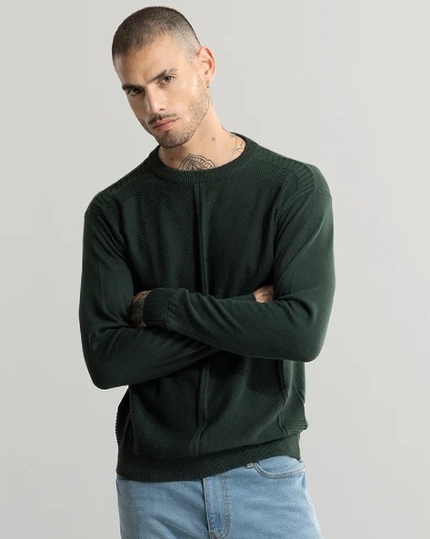 Slim Fit Crew Neck Pullover