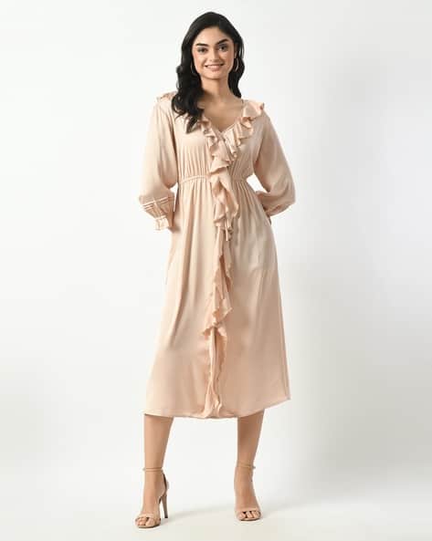 Buy Beige Dresses for Women by Hencemade Online | Ajio.com