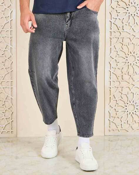 Buy Grey Jeans for Men by Styli Online | Ajio.com