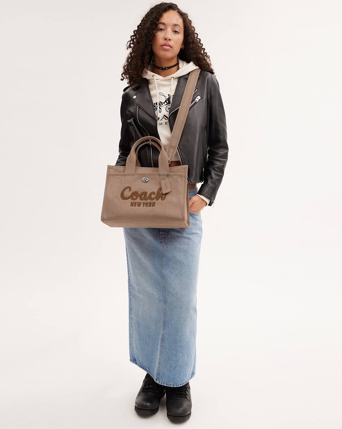 Buy Coach Cargo Large Tote Bag | Tan Brown Color Women | AJIO LUXE