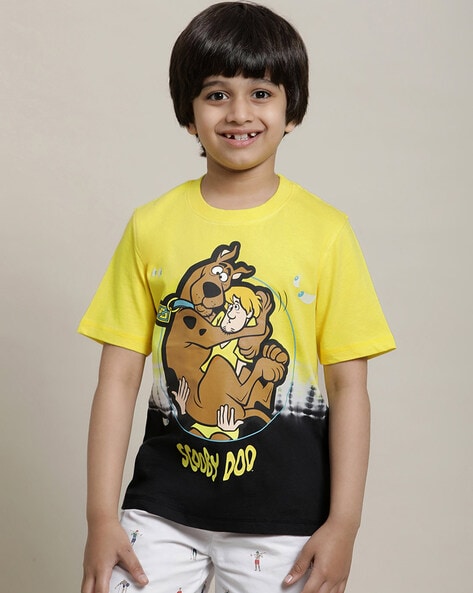 Kidsville Boys Regular Fit Crew-Neck T-Shirt