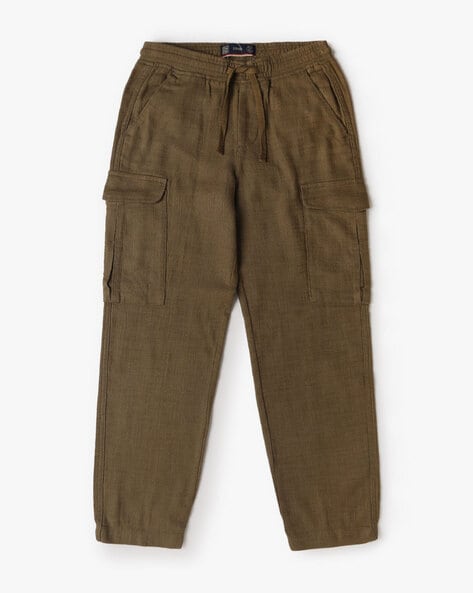 Boys Relaxed Fit Cargo Jogger Pants