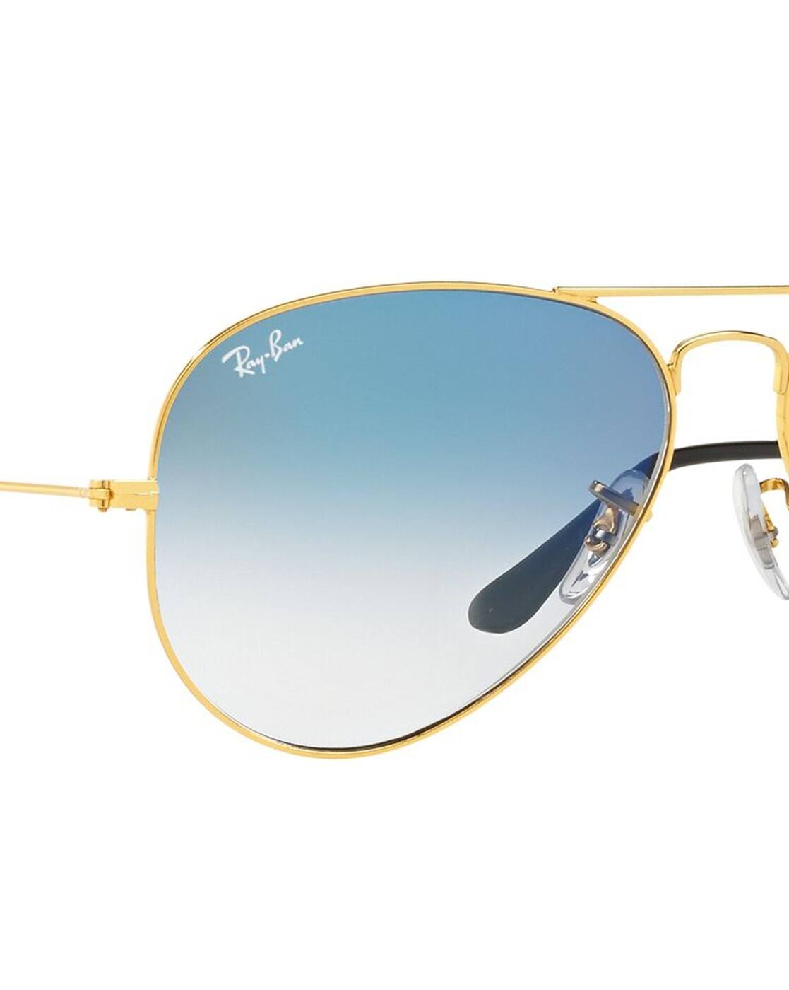 Buy Ray-Ban Men UV-Protected Aviator Sunglasses-0RB3025I Gold