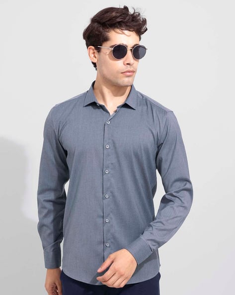Buy Cement Grey Shirts for Men by SNITCH Online