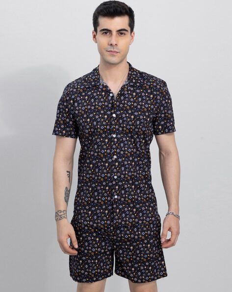 Buy Black Night LoungeWearSets for Men by SNITCH Online Ajio