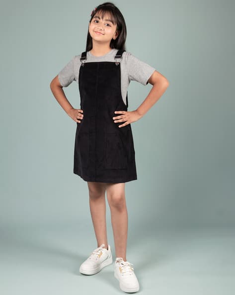 A-Line Dungaree Dress