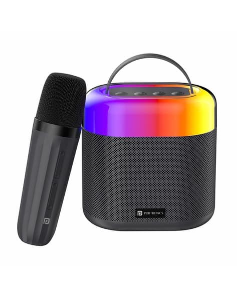 Buy Black Speakers for Tech by Portronics Online - Main Image