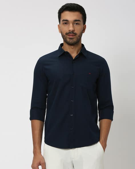 Buy Navy Blue Shirts for Men by MUFTI Online