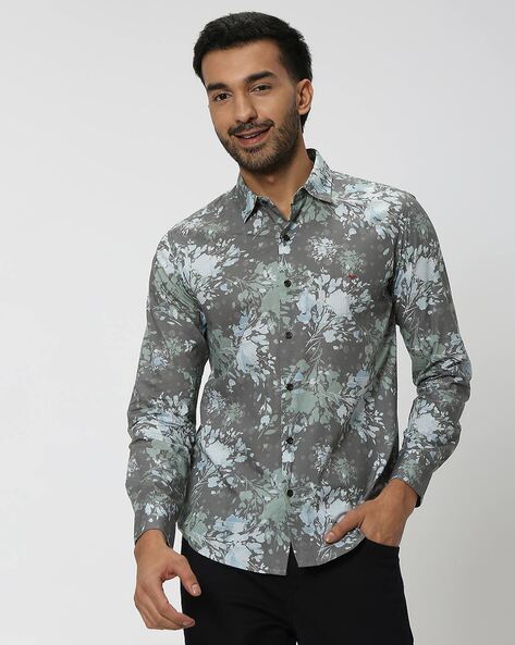 Mufti Men Printed Slim Fit Shirt