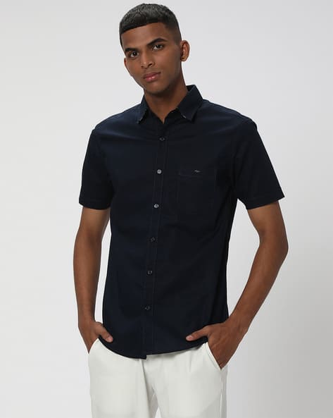 Buy Navy Blue Shirts for Men by MUFTI Online