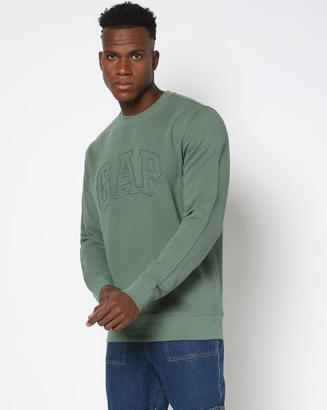 Logo Embroidered Crewneck Sweatshirt