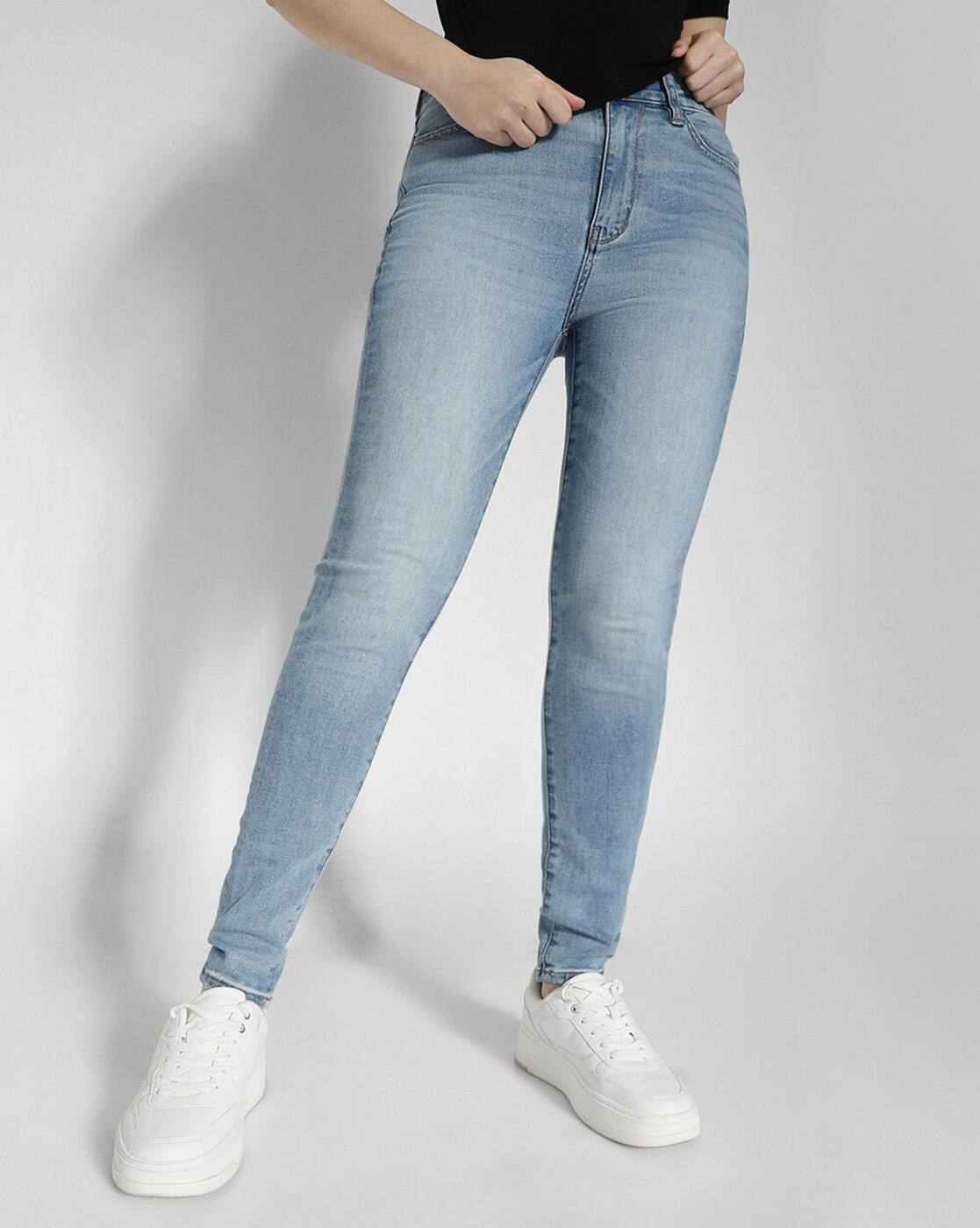 Women Mid-Wash High-Rise Skinny Fit Jeans