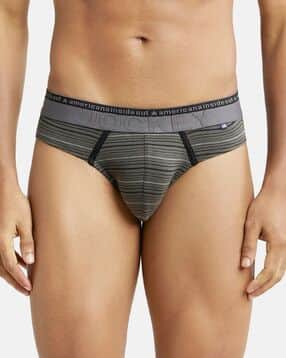 jockey US67 Super Combed Cotton Elastane Stretch Stripe Brief with Ultrasoft Waistband-picture-22