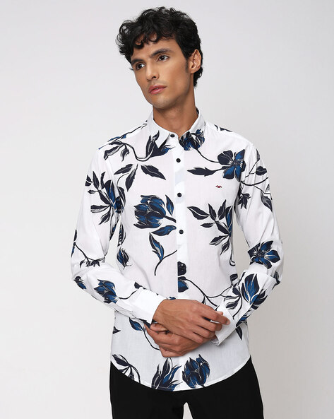 Mufti Men Printed Slim Fit Shirt