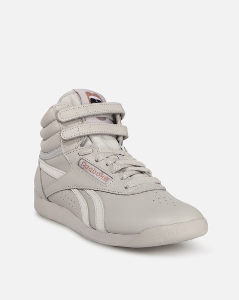 Grey reebok high tops best sale