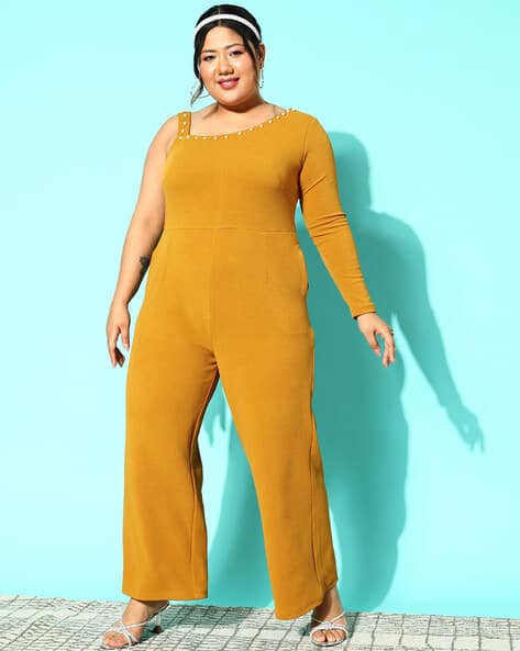 Women One-Shoulders Jumpsuit
