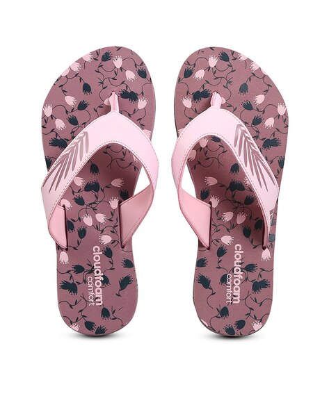 Adidas Women Cloudfoam Swim Thong Flip-Flops