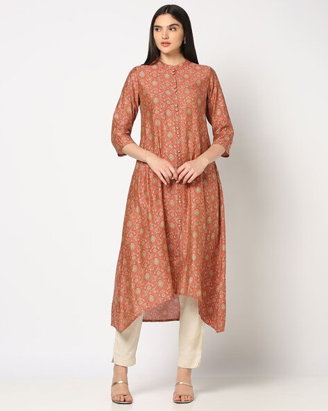 Rust Kurtas for Women by AVAASA MIX N' MATCH Online | Ajio.com