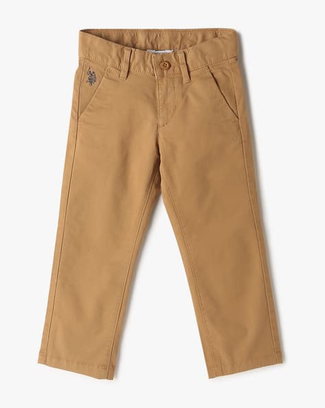 Boys Regular Fit Cotton Chino Pants