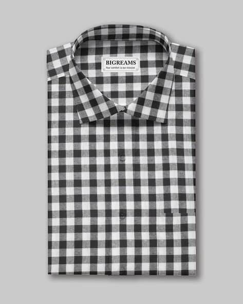 Buy White Black Shirt Pieces for Men by Online