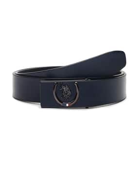 u.s. polo assn. Men Leather Belt with Metal Logo-picture-16