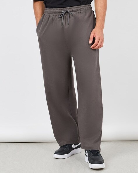 Mens open hem joggers online