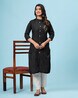 Buy Black Kurta Suit Sets for Women by Dizon Online | Ajio.com