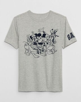 gap kids Boys Mickey Mouse Print Round-Neck Relaxed Fit T-Shirt-picture-19