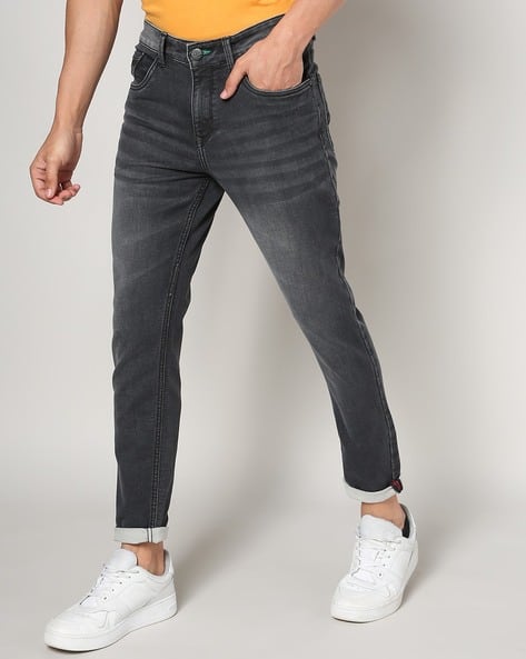 Men Mid-Wash Skinny Fit Jeans