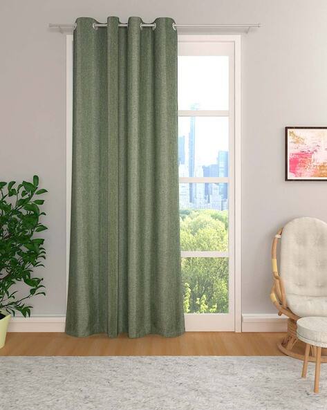 THE CONVERSION Jute Door Curtain with Eyelets