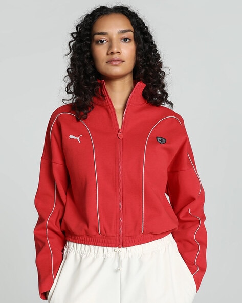 Scuderia Ferrari Zip Front Regular Fit Track Jacket