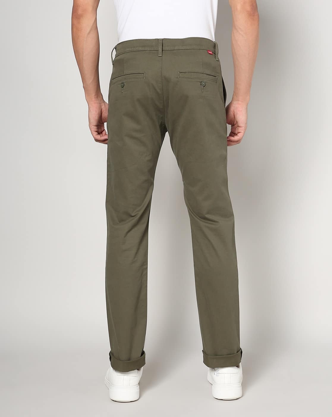 Levis Mens Skinny Green Chinos Levis Men 512 Slim Fit Chinos Trousers
