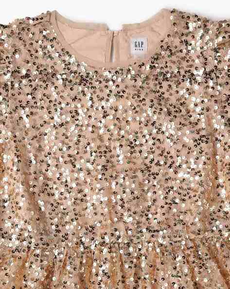 Buy Gold-toned Dresses & Frocks for Girls by Gap Kids Online | Ajio.com