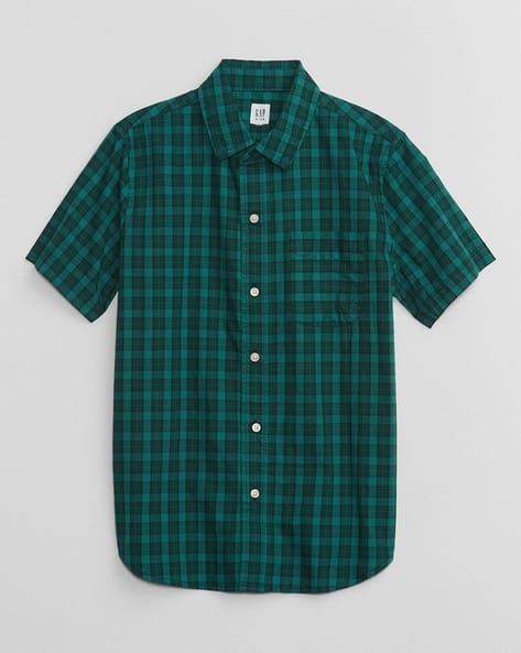 Buy Green Shirts for Boys by Gap Kids Online | Ajio.com