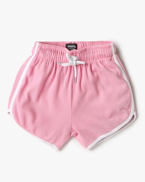 Buy Pink Shorts 3/4ths for Girls by YOUSTA Online