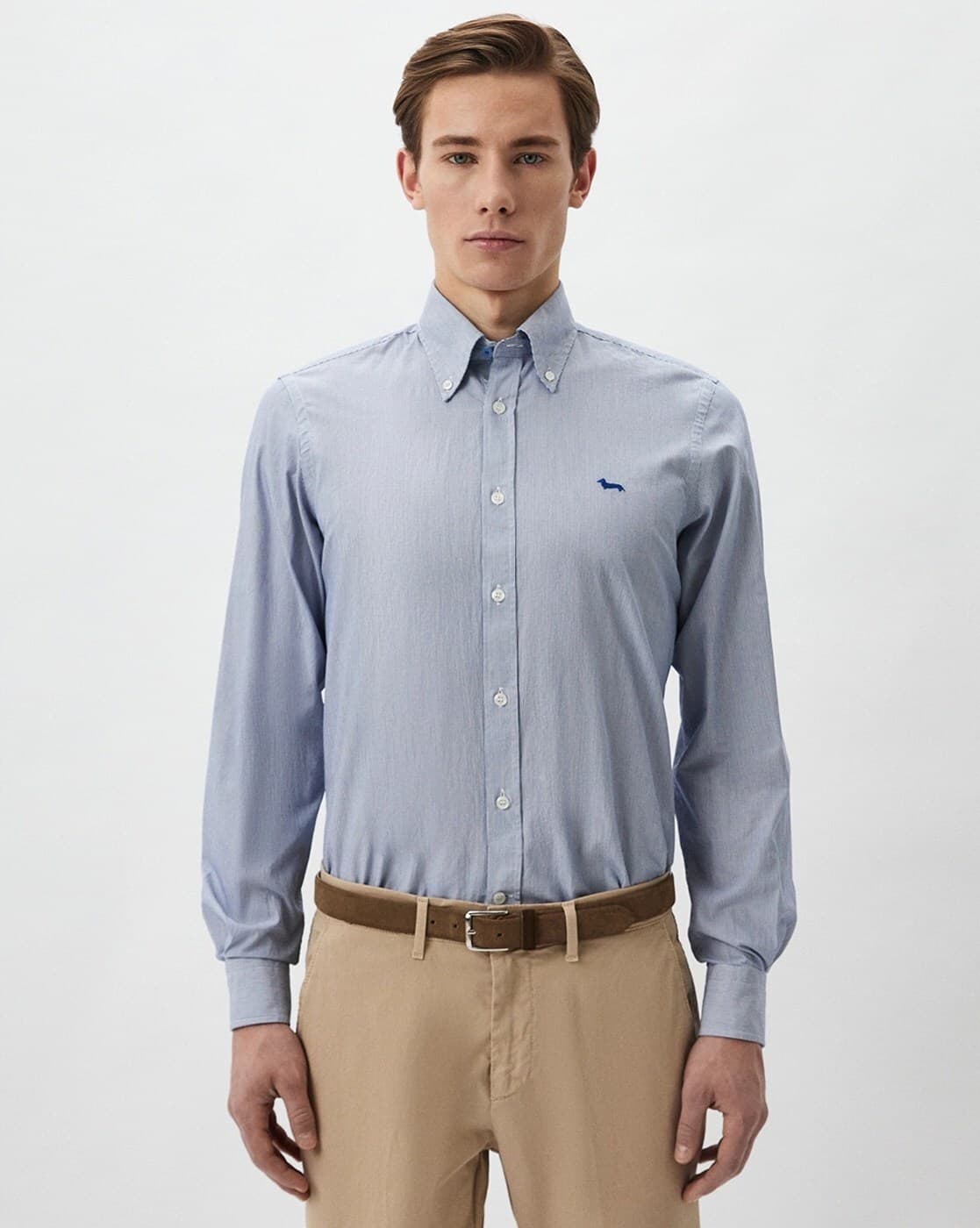 Cotton Relaxed Fit Button-Down Shirt