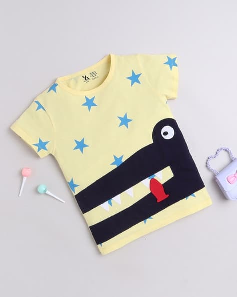 Boys Graphic Print Regular Fit T-Shirt