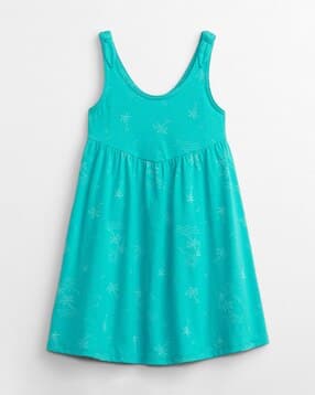 Paneled A-Line Dress-image-47
