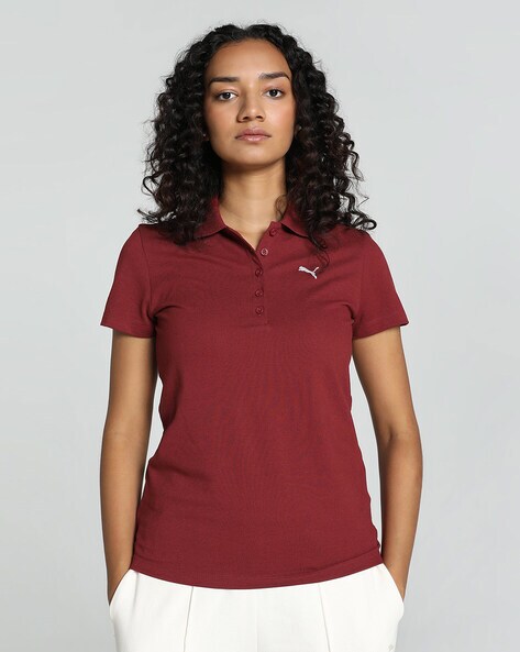 Regular Fit Polo T-Shirt with Logo Print