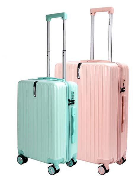 Set of Vacanza Hardcase Unisex Luggage Trolly Bag with TSA Lock S M