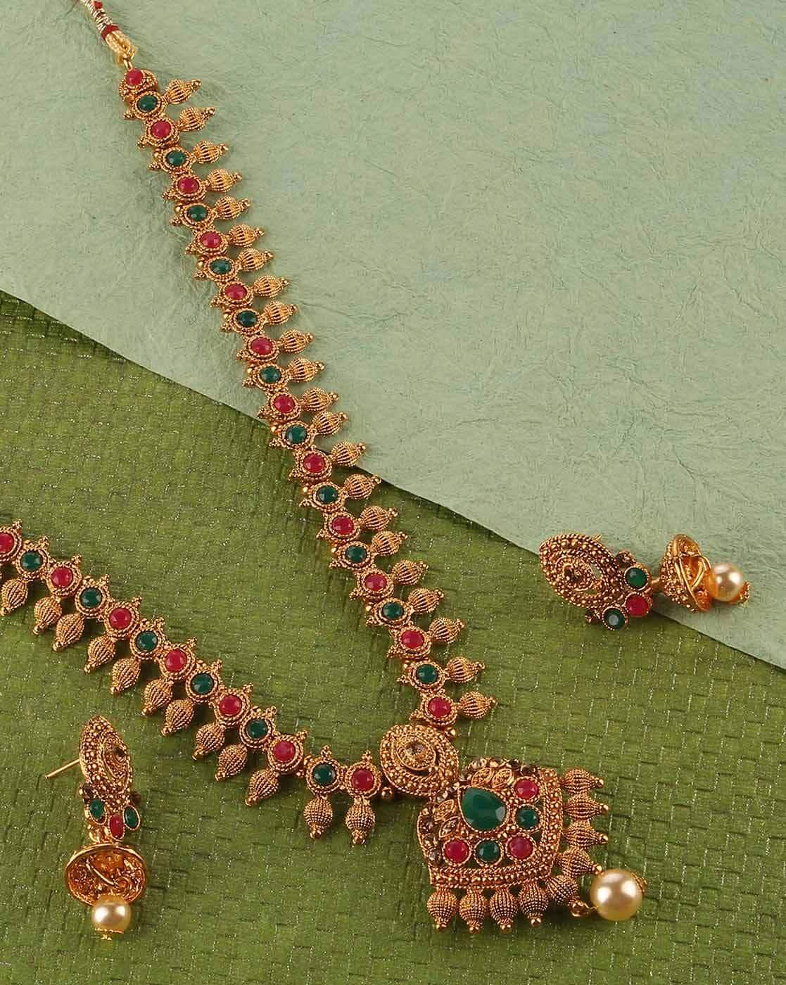 Latest gold ruby haram designs discount