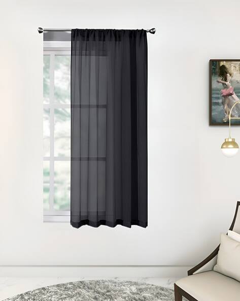 THE CONVERSION Rod-Pocket Sheer Window Curtain