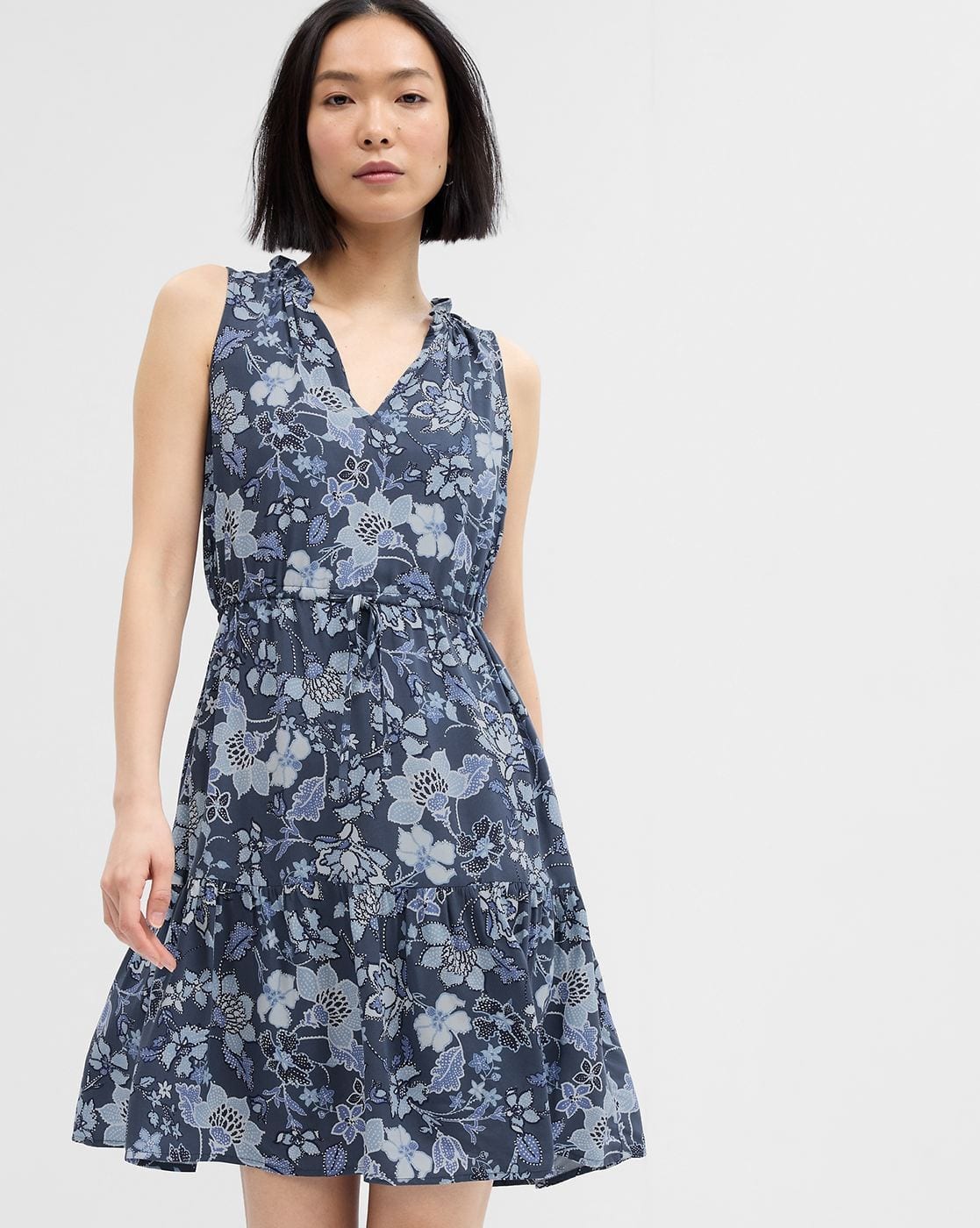 Floral Print Fit & Flare Dress