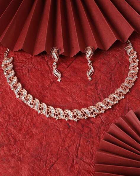 Buy Rose Gold FashionJewellerySets for Women by Kord Store Online