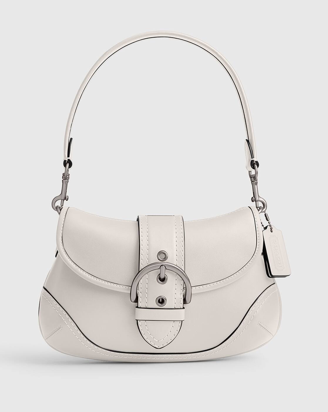バッグ COACH SOHO leather oneshoulder bag White Buy Coach Soho Leather Medium Bag | White Color Women | AJIO LUXE