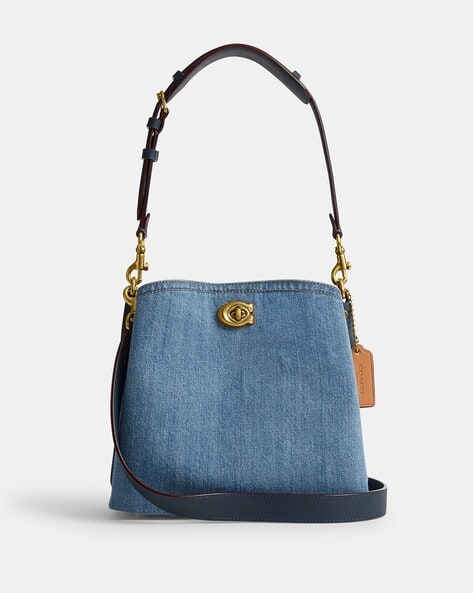 Buy Coach Willow Medium Bucket Bag Blue Color Women AJIO LUXE